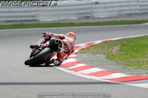 2010-05-08 Monza 2199 Ascari - Superbike - Free Practice - Michel Fabrizio - Ducati 1098R